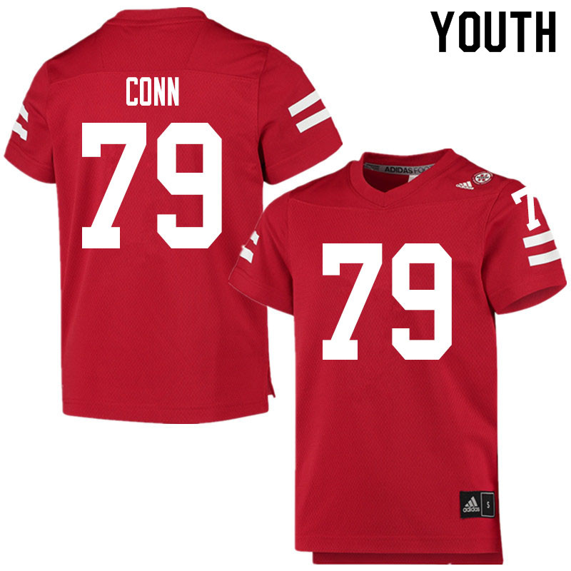 Youth #79 Alex Conn Nebraska Cornhuskers College Football Jerseys Sale-Scarlet - Click Image to Close